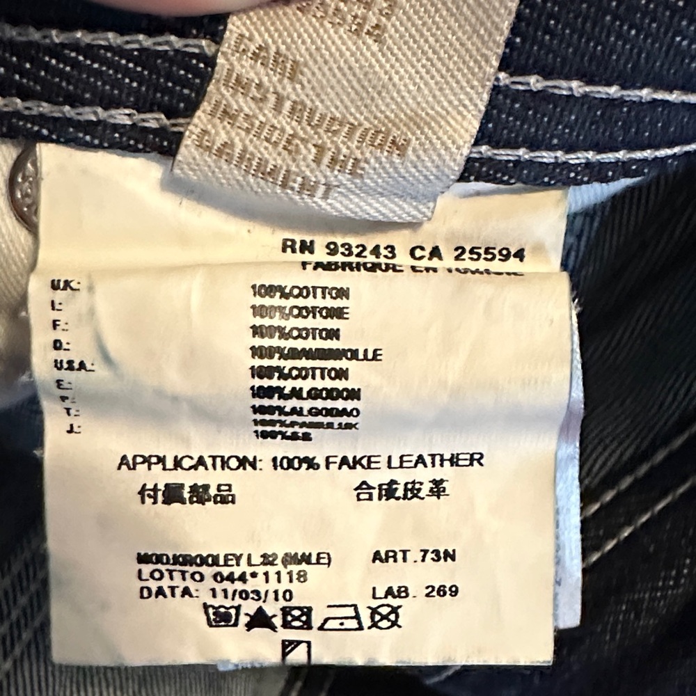Diésel krooley Men's Deep Indigo Slim Jeans - Picture 10 of 10